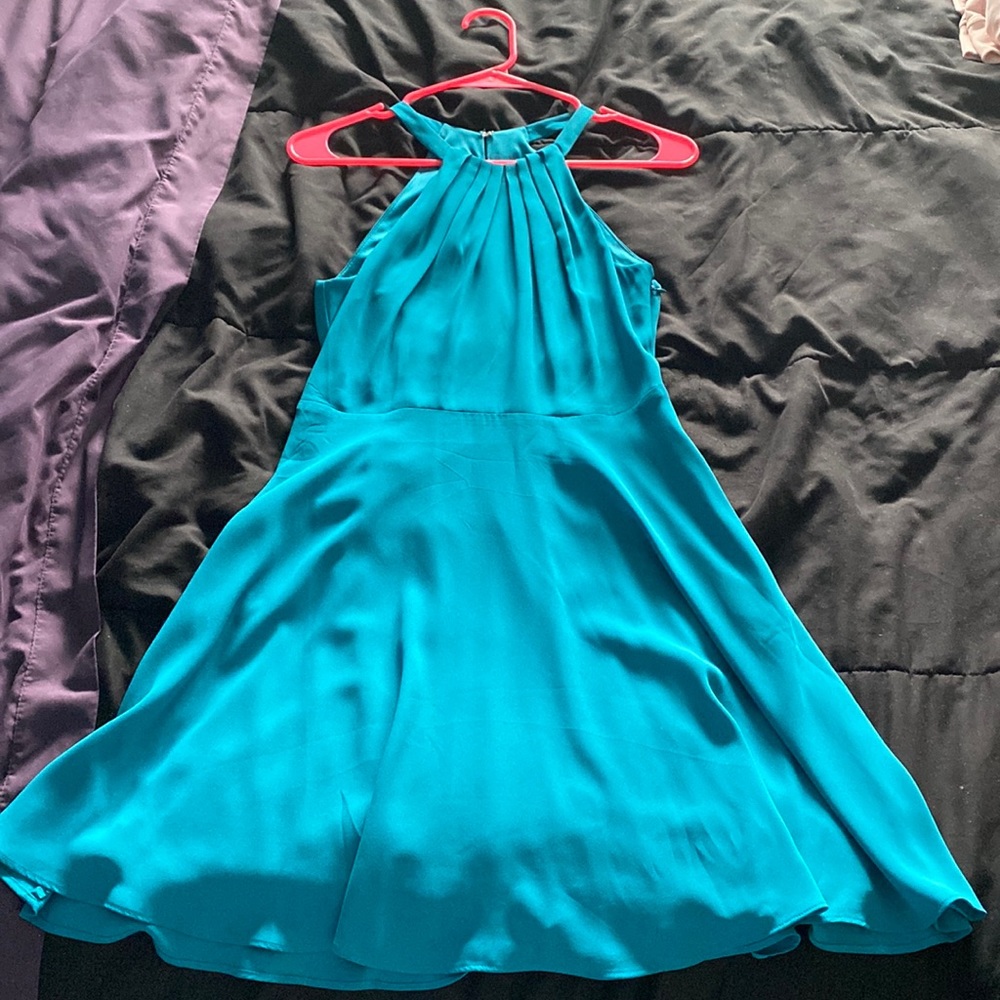 Blue Halter Dress